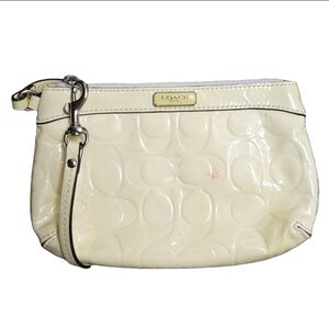 Coach | Patent Leather Wrislet | Cream | Womens
